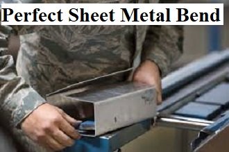 perfect sheet metal bend