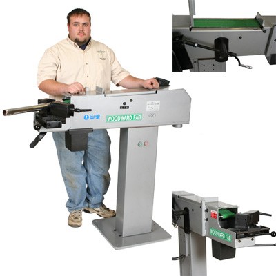 Abrasive Pipe Notcher 4 Wide Belt Notcher