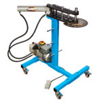 WFB2-EHP Electric/Hydraulic Power Tube Bender – 110V, Foot Pedal Control Stand with Casters, Compatible with Manual Tube and Pipe Bender Dies up to 2”